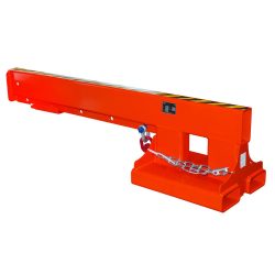 Bauer® Kranarm Typ KT-K, Reichweite bis 1.870 mm, TK bis 5.000 kg, RAL 3000 feuerrot