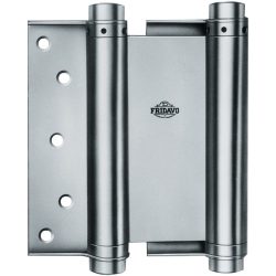 FRIDAVO Spiralfederpendeltürband Modell M, Grösse 30 100 mm, Stahl blank, doppelt wirkend