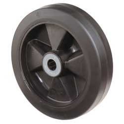 BS ROLLEN Ersatzrad, Gummi, Rad-Ø 160 mm Tragfähigkeit 250 kg, Achs-Ø 20 mm Nabenlänge 58 mm