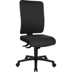 Topstar® Bürodrehstuhl, anthrazit 450-550 mm, mit Synchrontechnik, ohne Armlehnen Tragfähigkeit 110 kg