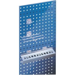 RasterPlan Lochplatte, enzianblau, RAL 5010, B450xL500mm