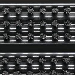 Fussmatte, L385xB590xS22mm, schwarz Polypropylen
