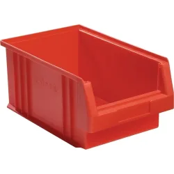 LA-KA-PE Sichtlagerkasten PLK, PP rot, L330xB213xH150mm