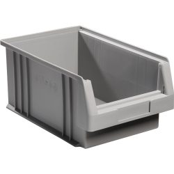 LA-KA-PE Sichtlagerkasten PLK, PP grau, L330xB213xH150mm