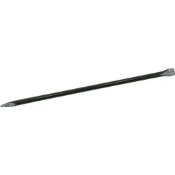 IDEAL Brechstange, mit Spitze und gebogener Schneide, Länge 1250 mm Breite 30 mm Form rund, schwarz lackiert