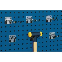 bott Doppelhaken, Ø 6 mm, Tiefe 50 mm verzinkt, 5St./Btl., passend für Lochplatten