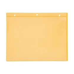 Magnettaschen, DIN A5 quer, Einschub seitlich, 50 Stk/VE, gelb