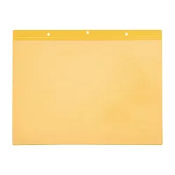 Magnettaschen, DIN A4 quer, Einschub oben, 50 Stk/VE, gelb