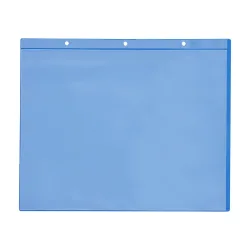kaiserkraft Magnettaschen, VE 50 Stk, BxH 305 x 230 mm, DIN A4, blau