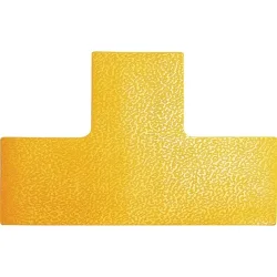 DURABLE Stellplatzmarkierung, selbstklebend signalgelb, Form T, Karton, 20 Stück