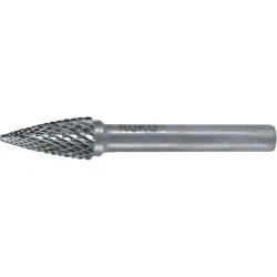 RUKO 116028 Frässtift Hartmetall Spitzbogen 12 mm Länge 65 mm Schaftdurchmesser 6 mm