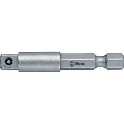 WERA Adapter 870/4, Abtriebsvierkant 1/4 ?, Antriebssechskant 1/4 ?, Länge 50 mm