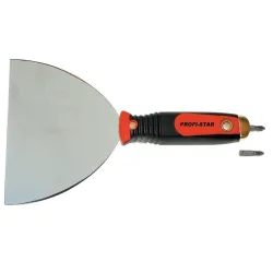 Schraubgriffspachtel B.150mm Magnet-Bit-Halter PH2 2-K-Griff rostfr.