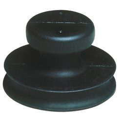 VERIBOR Vollgummisaugheber, Gummi, Tragfähigkeit 15 kg Kopf-Ø 80 mm
