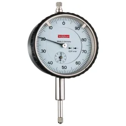 KÄFER Messuhr M2T links, Ziffernblatt linkslaufend 100 0, 10 mm Ablesung 0,01 mm