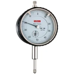 KÄFER Messuhr M2T B, Ziffernblattbezifferung beids. 0-50-0, 10 mm Ablesung 0,01 mm