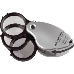 SCHWEIZER Einschlaglupe Tech-Line, Vergrösserung 3x+5x=8x, Linsen-Ø 38 mm