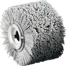 Lessmann 323.828.19 Schleifwalze Kunststoff-Rundbürste SIC K80 Ø100x70mm Bohrung 19,2mm Durchmesser 100 mm 1 St.