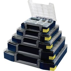 raaco Boxxser 55 6x6-14 Sortimentskoffer (B x H x T) 354 x 55 x 323 mm Anzahl Fächer: 14