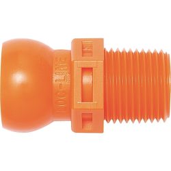 LOC-LINE Gewindenippel, NPT R 3/8, Grösse 1/2 ?, Beutel mit 4 Stück