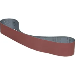 OPTIMUM Schleifband, Länge 762 mm Breite 75 mm Körnung 60, Pack a 5 Stück, Normalkorund