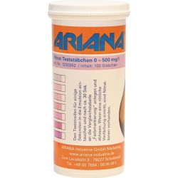 ARIANA Messstäbchen TRGS 611, 0-500 mg/l, Nitrat-Gehalt, Dose, 100 St.