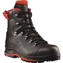 HAIX Sicherheitsstiefel TREKKER PRO 2.0, S3 HRO HI CI WR SRC EN ISO 20345, Grösse 8 (42) schwarz/rot, Waterproof Leder