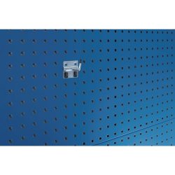 bott Schräghaken, passend für Lochplatten, T50xØ6mm verzinkt, 5St./Btl.