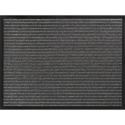Fussmatte gestreift, L800xB1200xS5mm, anthrazit Polypropylen