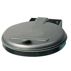 VAR® Abfallsammler, 120 l Deckel verzinkt (ME), B400xT510mm