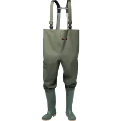 NORWAY Wathose Gr.46 olivgrün PVC auf
