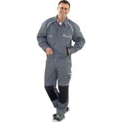 PLANAM Bundjacke Canvas 320 Gr.54 grau/schwarz
