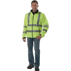 PREVENT Warnschutz-Softshelljacke Gr.L gelb
