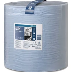 Tork Wischtuchrolle W1 2-lagig Gerollt Blau 1500 Blatt