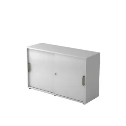 Hammerbacher Schiebetürenschrank 2FH SG Grau 1.200 x 400 x 748 mm