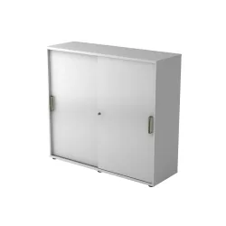 Hammerbacher Schiebetürenschrank 3FH SG Grau 1.200 x 400 x 1.100 mm