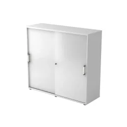 Hammerbacher Schiebetürenschrank 3FH CE Weiß 1.200 x 400 x 1.100 mm