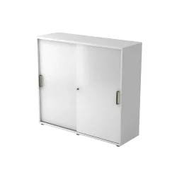 Hammerbacher Schiebetürenschrank 3FH SG Weiß 1.200 x 400 x 1.100 mm
