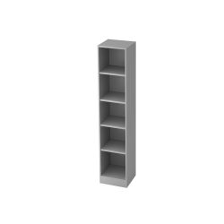 Hammerbacher Regal 5FH Grau 406 x 400 x 2.004 mm