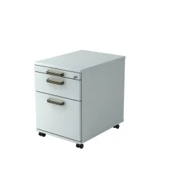 Hammerbacher Rollcontainer AC20 Lichtgrau 428 x 580 x 590 mm