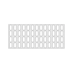 Fachboden für Aluminium-Regal, Kunststoffgitter, BxT 1.350 x 580 mm