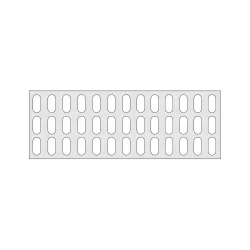 Fachboden für Aluminium-Regal, Kunststoffgitter, BxT 1.350 x 480 mm