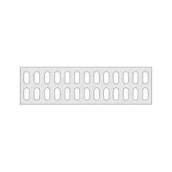 Fachboden für Aluminium-Regal, Kunststoffgitter, BxT 1.350 x 380 mm
