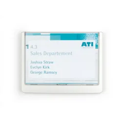 DURABLE Türschild Click Sign, HxB 105,5 x 149 mm, weiss