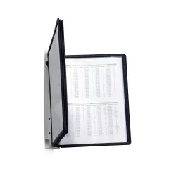 DURABLE Sichttafelsystem Vario Magnet Wall 5 A4 Schwarz Metall, Polypropylen 28 x 3.5 x 34 cm