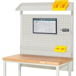 System-Aufbau-Komplettset 2, für Werkbank, Breite 1250 mm RAU