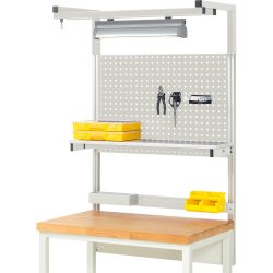 System-Aufbau-Komplettset 4, für Werkbank, Breite 1000 mm RAU