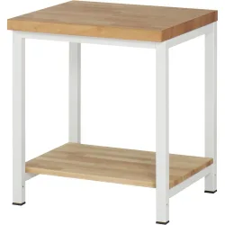 RAU Werkbank Serie 8000, HxBxT 840-1.040 x 750 x 700 mm, Ablageboden unten