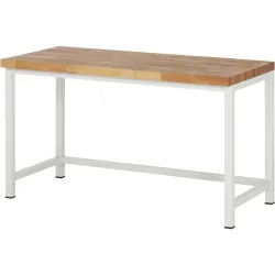 Werkbank Serie 8000, stationär, Arbeitsplatte Buche-Massiv, B 1500 x T 700 mm