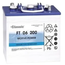 Batterie für Nilfisk® R 4670, BR 652 und BR 752, 6 V / 200 Ah